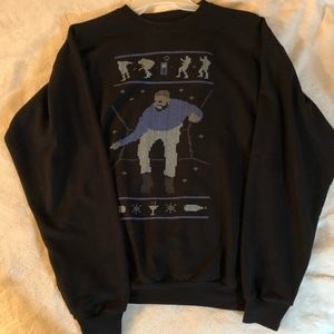 Drake Hotline Bling Christmas Sweater Sz Medium M